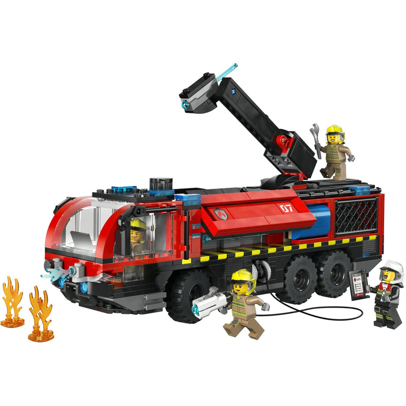 LEGO® City Fire Airport Fire Truck Building Sets, 691 Pieces