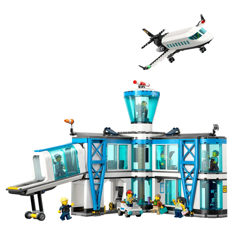 LEGO® City Airport with Airplane, Terminal, & 9 Minifigures, 887 Pieces