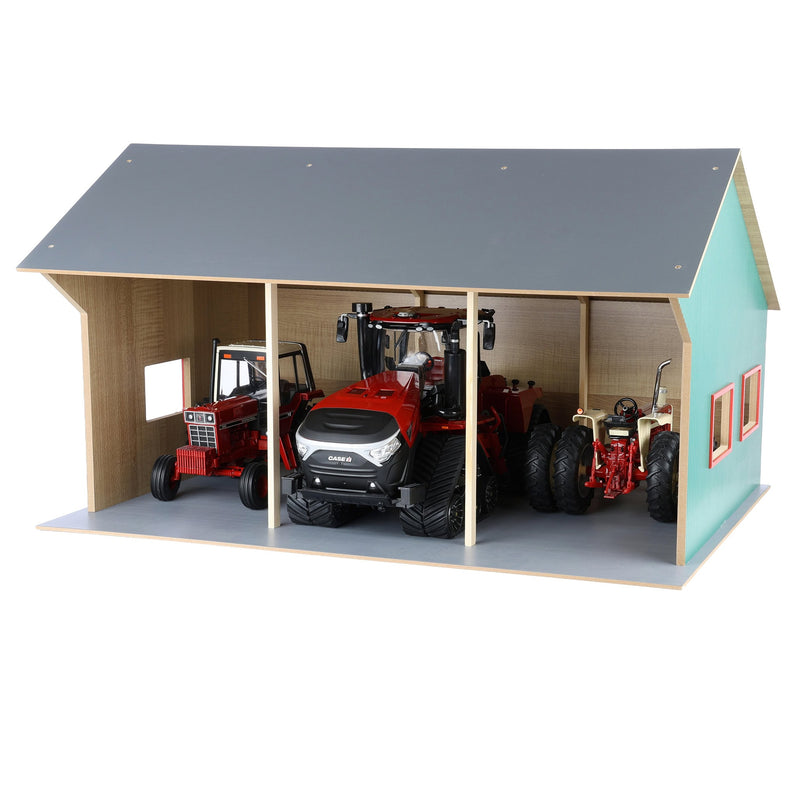 1/16 Farm Machinery 3 Bay Shed with High Roof