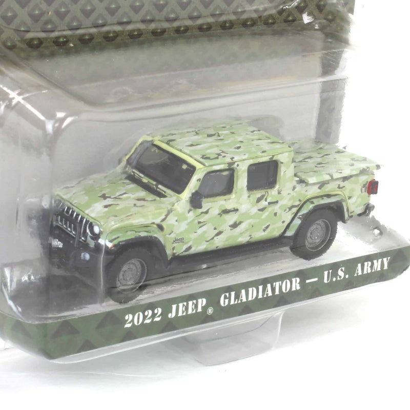 1/64 2022 Jeep Gladiator, US ARMY Camouflage, Battalion 64 Series 3