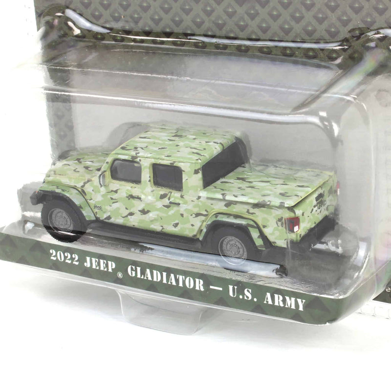 1/64 2022 Jeep Gladiator, US ARMY Camouflage, Battalion 64 Series 3