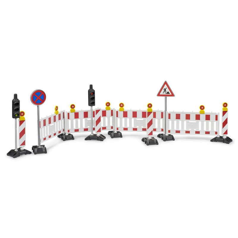 1/16 Traffic Safety Set with Traffic Lights by Bruder