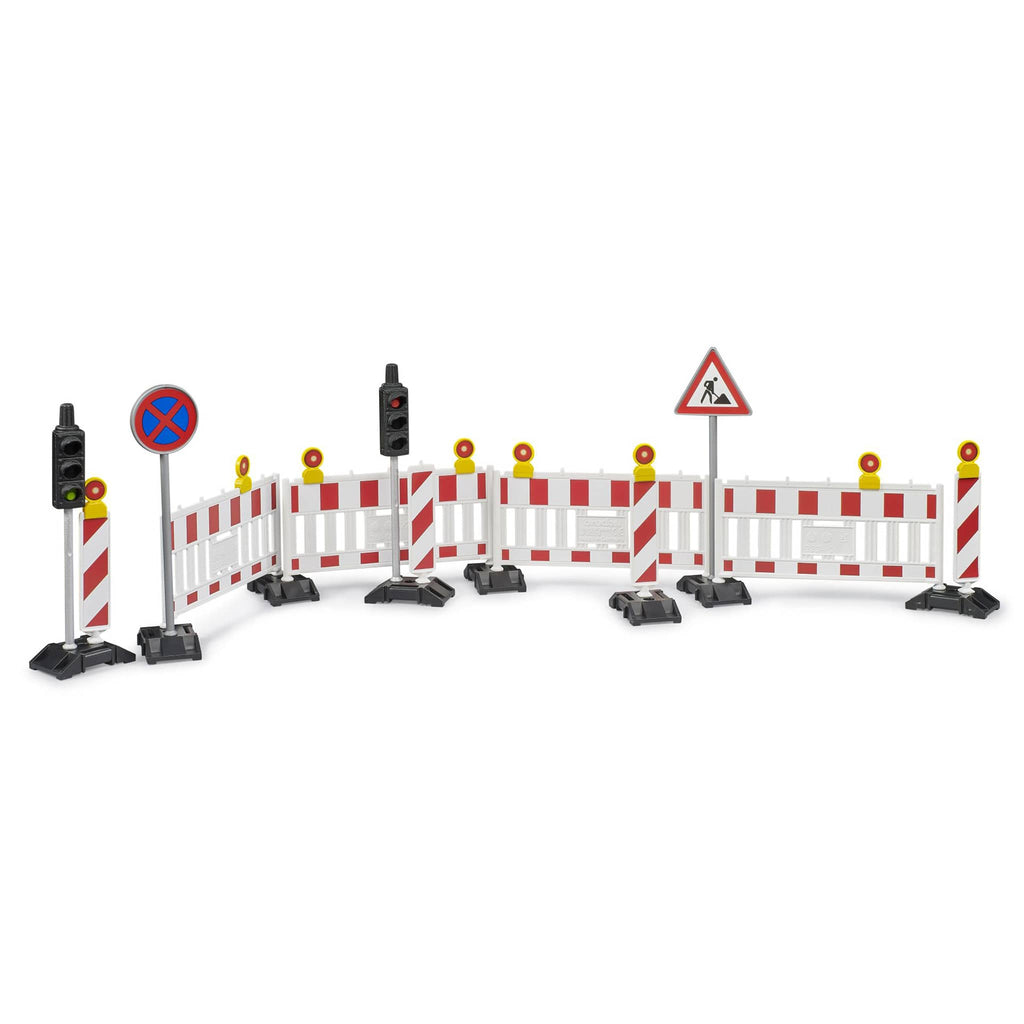 1/16 Traffic Safety Set with Traffic Lights by Bruder — Outback Toys