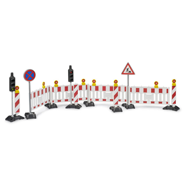 1/16 Traffic Safety Set with Traffic Lights by Bruder — Outback Toys