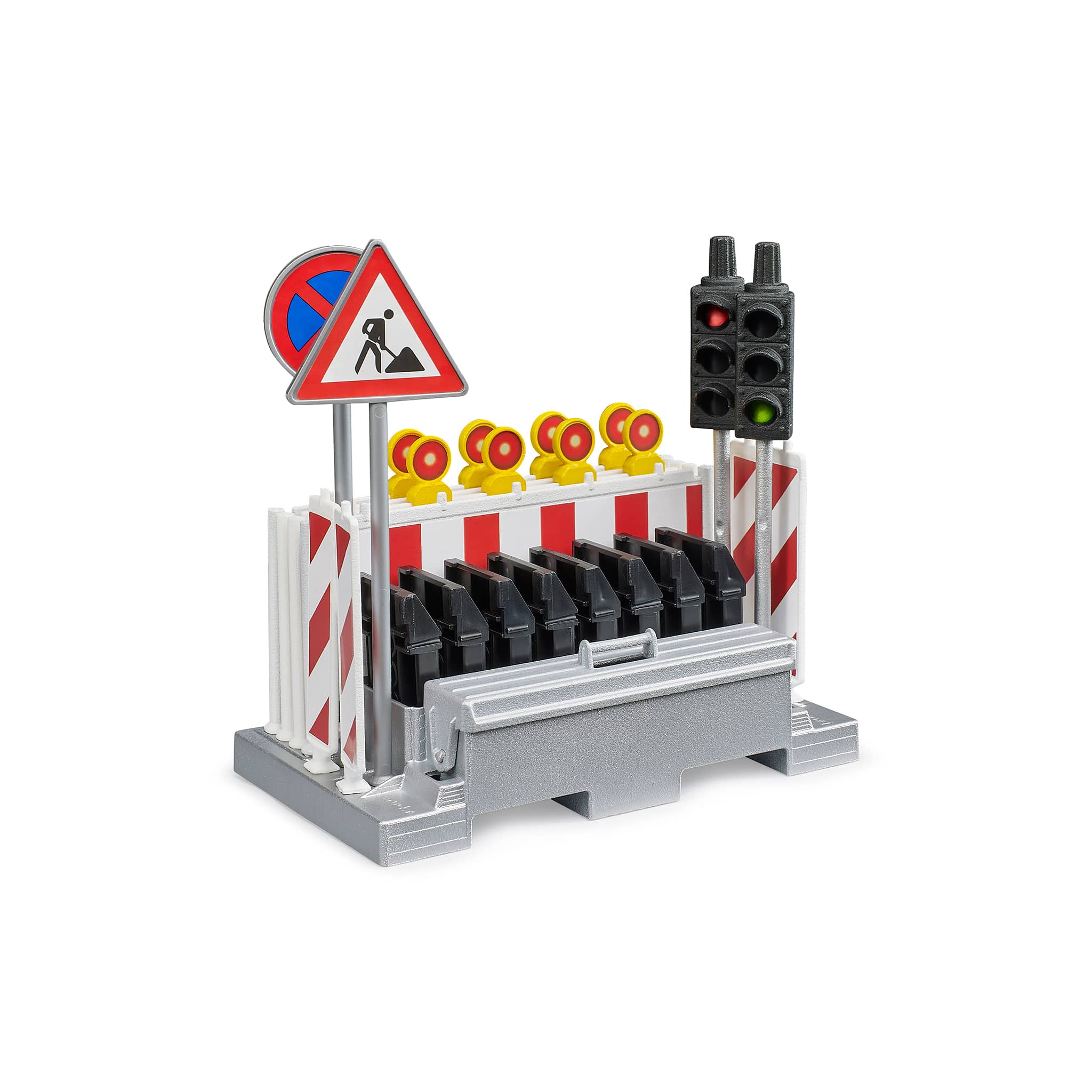 1/16 Traffic Safety Set with Traffic Lights by Bruder — Outback Toys