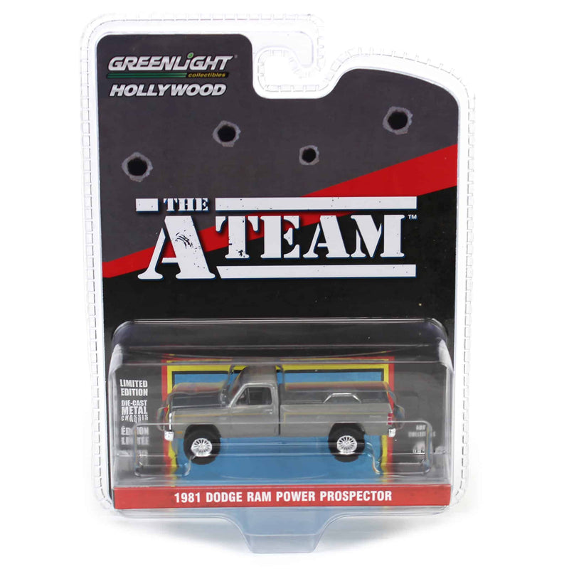Raw Chase ~ 1/64 1981 Dodge Power Ram Prospector, The A-Team, Hollywood Series 43