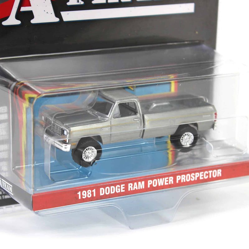 Raw Chase ~ 1/64 1981 Dodge Power Ram Prospector, The A-Team, Hollywood Series 43