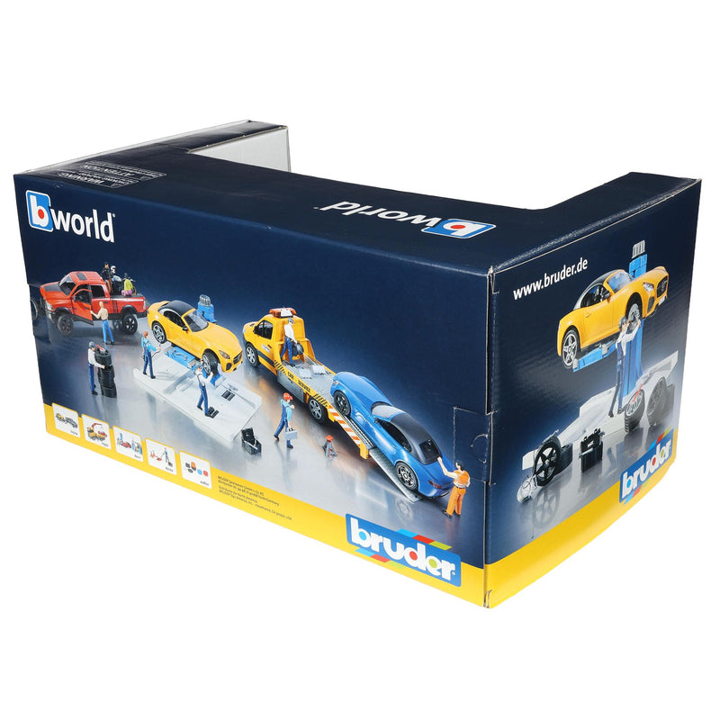 1/16 Bruder bworld Car Service Center with Bruder Roadster