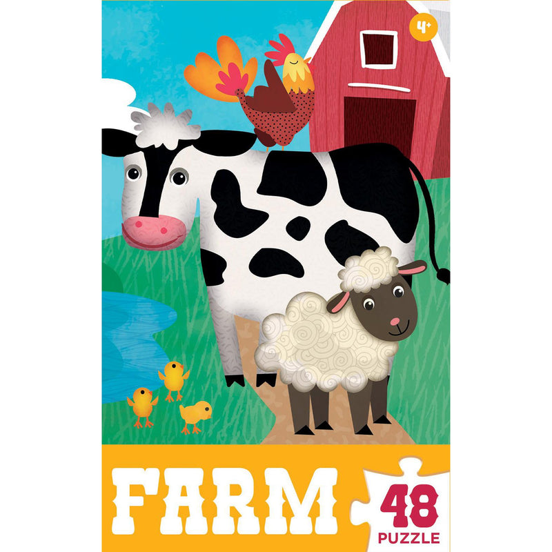 Space Savers Farm 48 Piece Puzzle