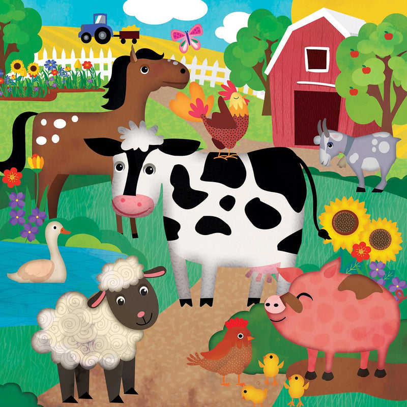 Space Savers Farm 48 Piece Puzzle