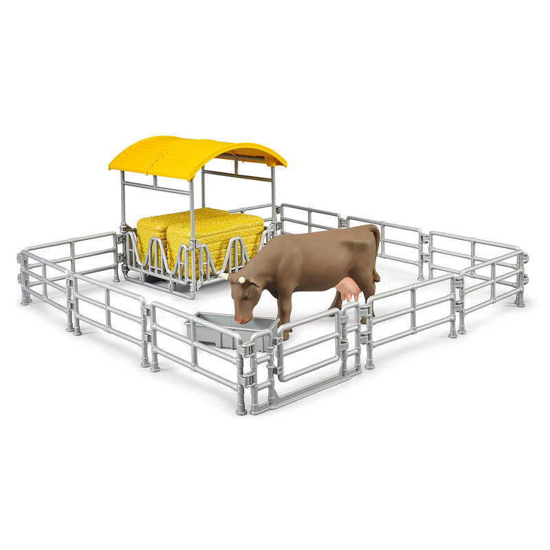 1/16 Hay Rack with Fence & Trough by Bruder