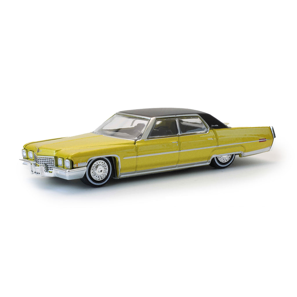 1/64 1971 Cadillac Sedan Deville Lowrider, Gold Metallic