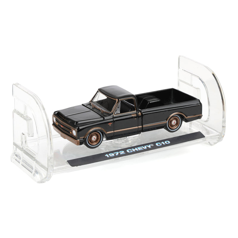 1/64 1972 Chevy C10 Lowrider, Black & Bronze, California Lowriders Series 7