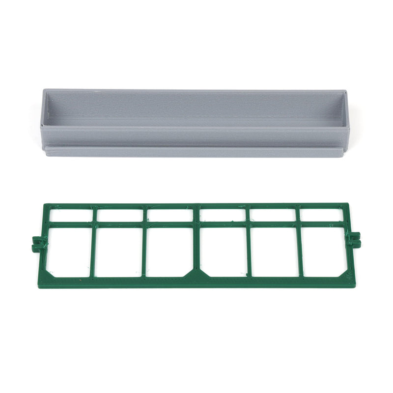 1/64 Livestock Bunk Feeder, 20ft Section, 3D Printed