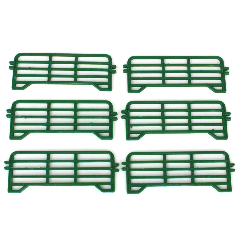 1/64 6 Interlocking Green Panels,  3D Printed