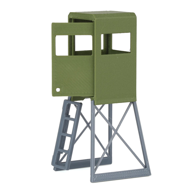 1/64 Camo Green Hunting Stand, 3D Printed