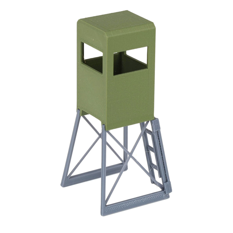 1/64 Camo Green Hunting Stand, 3D Printed