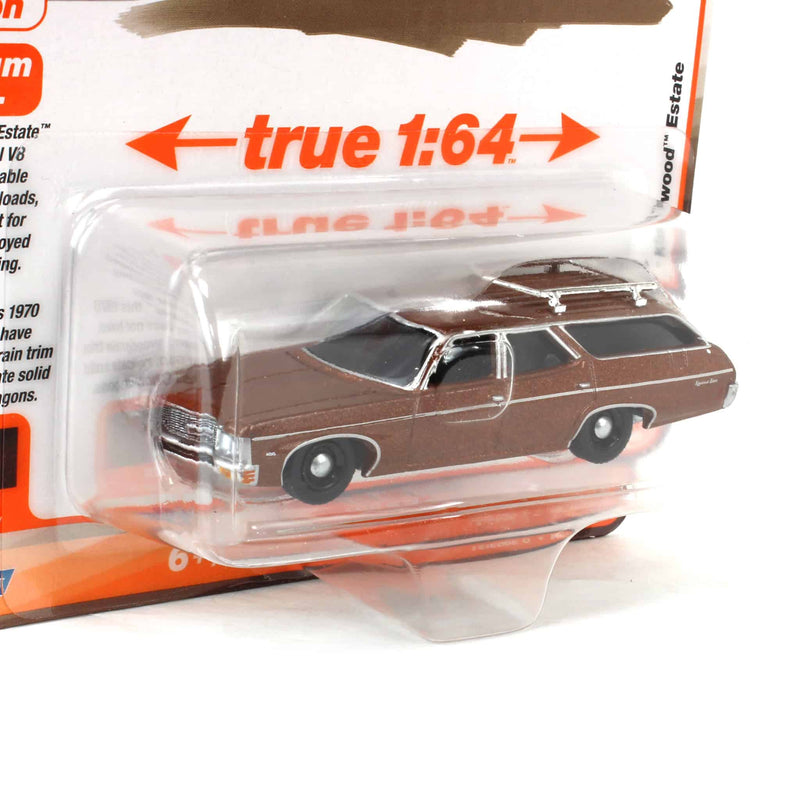 1/64 1970 Chevy Kingswood Estate, Solid Copper Metallic, Auto World