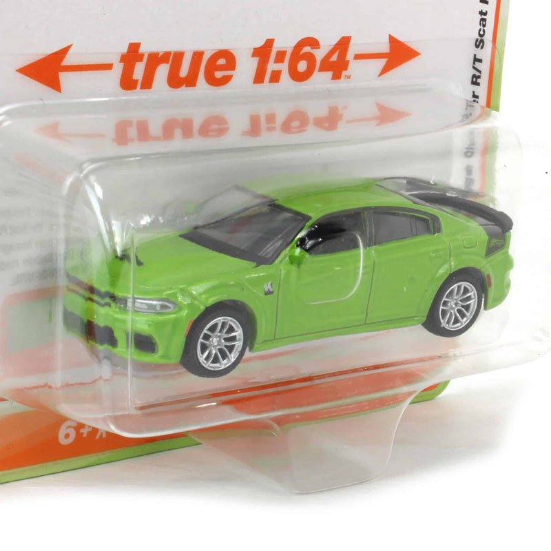 1/64 2023 Dodge Charger Swinger R/T Scat Pack, Sublime Green, Auto World