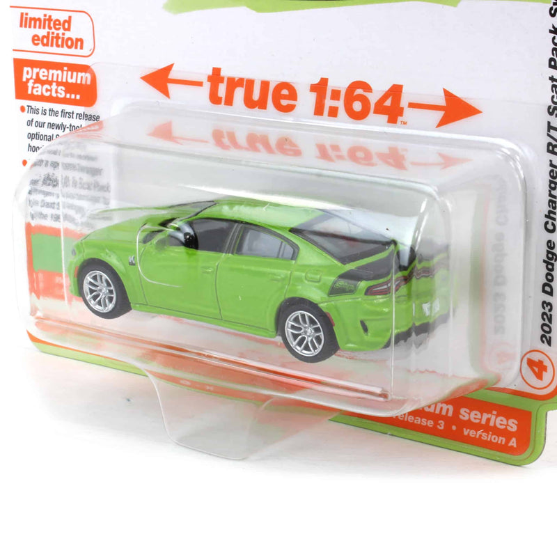1/64 2023 Dodge Charger Swinger R/T Scat Pack, Sublime Green, Auto World