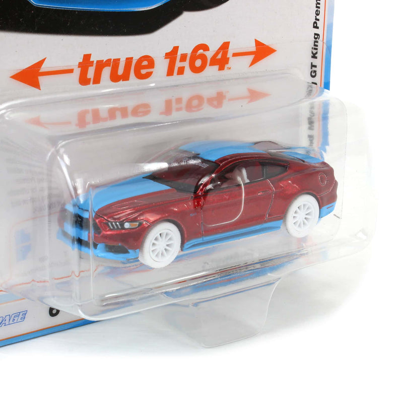 White Lightning Chase ~ 1/64 Petty’s Garage 2017 Ford Mustang GT Tribute Edition with Petty Garage Logos, White, Auto World