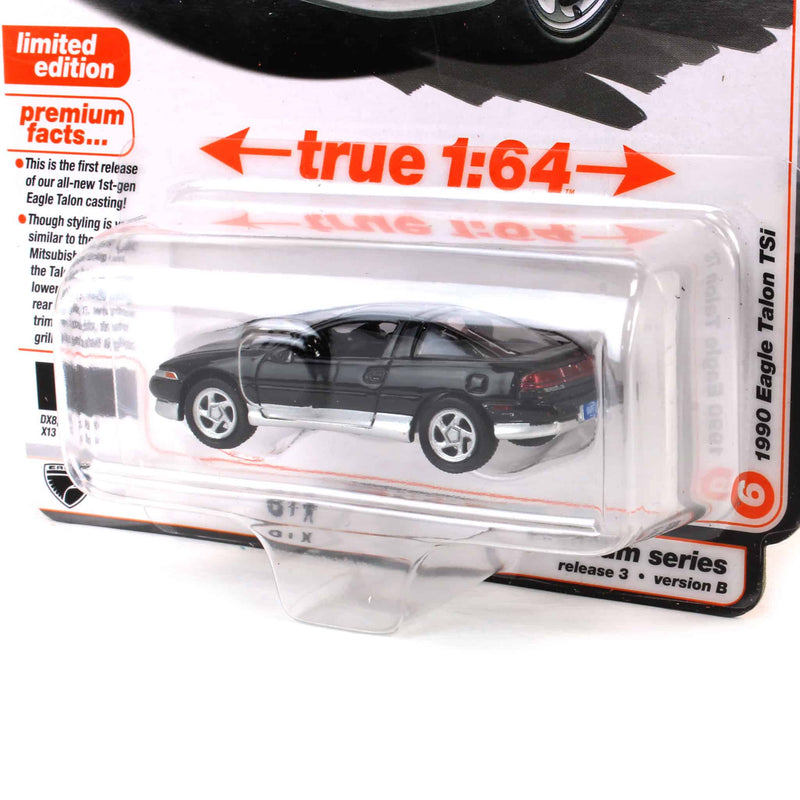1/64 1990 Eagle Talon TSi, Gloss Black, Auto World