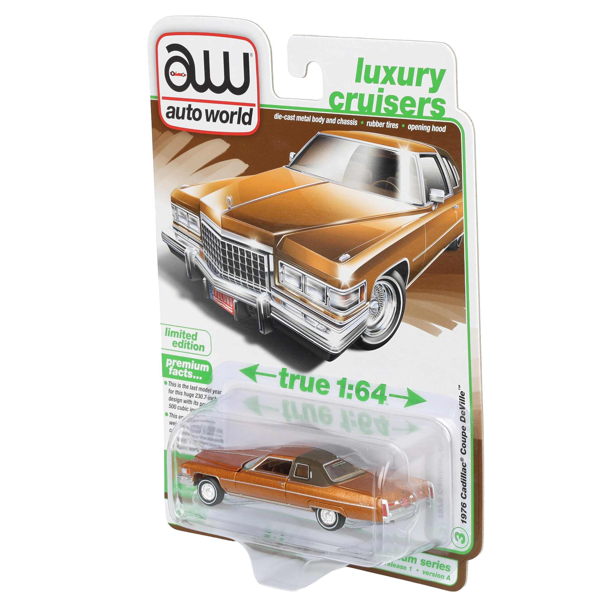 1976_thanks_a_lot様 1/64 1976 Cadillac Coupe DeVille, Amberlite Firemist Poly, Auto