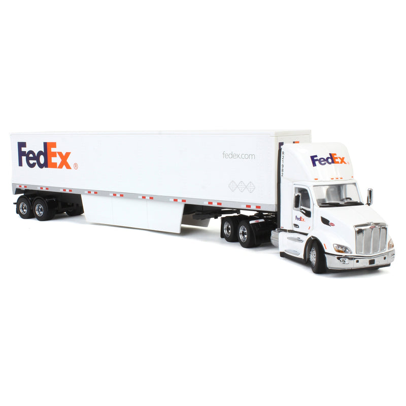1/50 FedEx Peterbilt 579 Semi Truck with 53' Dry Cargo Trailer