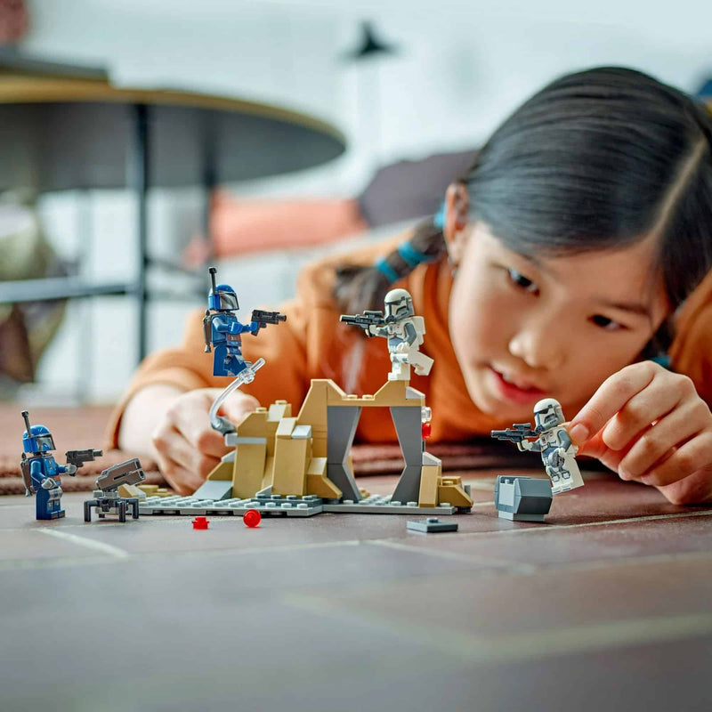 LEGO® Star Wars™ 3-in-1 Adventure Gift Set, 423 Pieces: Clone Trooper & Battle Droid, Ambush on Mandalore, & Captain Rex Y-Wing Microfighter