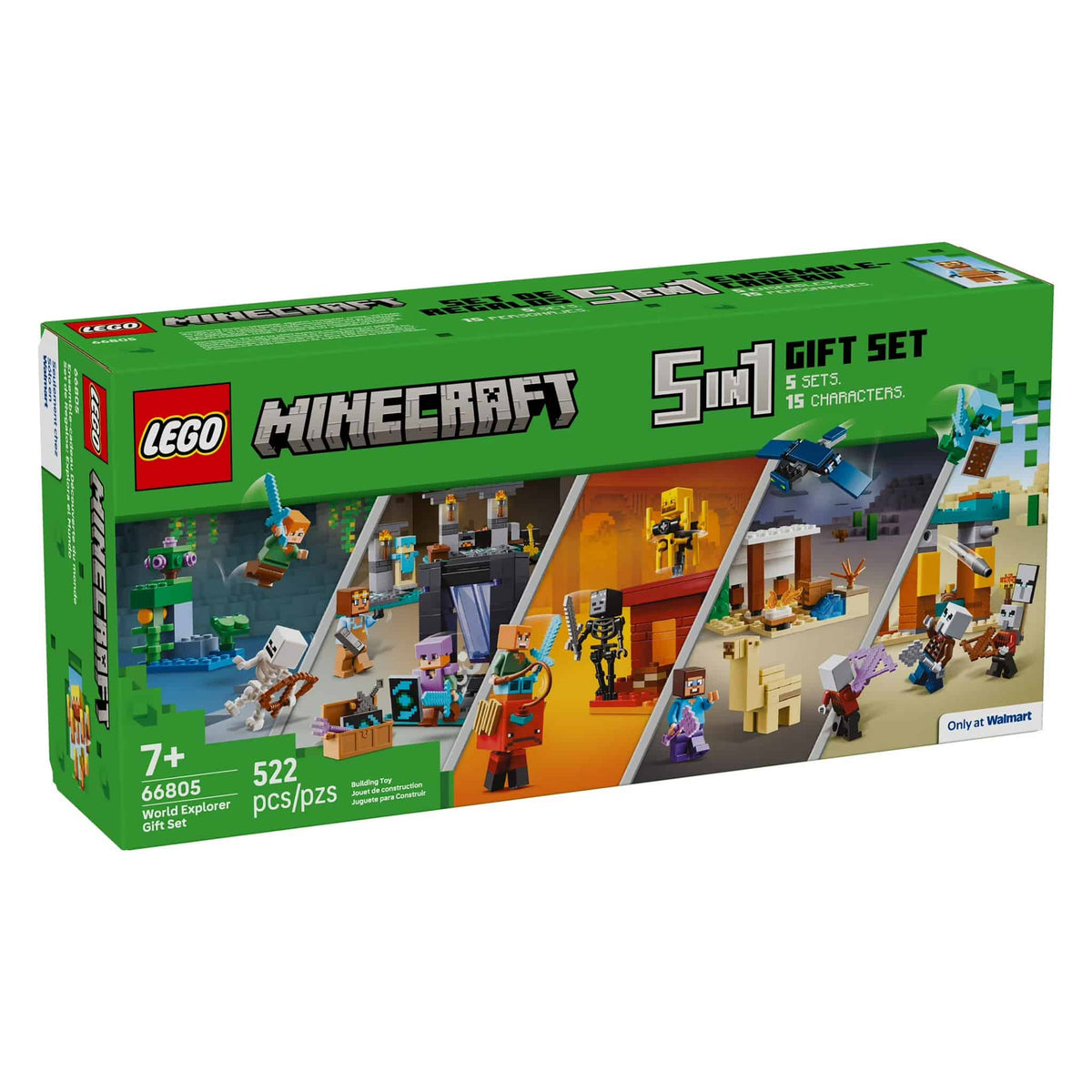マイクラセット LEGO® Minecraft® 5-in-1 Gift Set, 522 Pieces: Steve's Desert