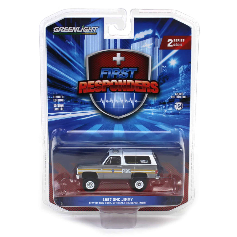 Raw Chase ~ 1/64 1987 GMC Jimmy, FDNY M.E.U., First Responders Series 2