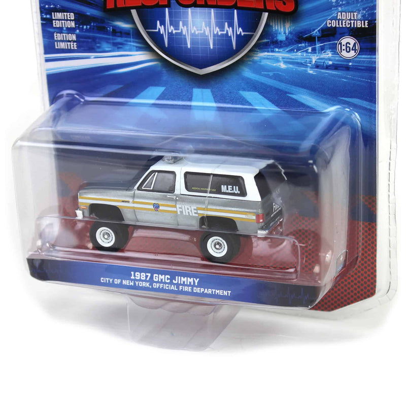 Raw Chase ~ 1/64 1987 GMC Jimmy, FDNY M.E.U., First Responders Series 2