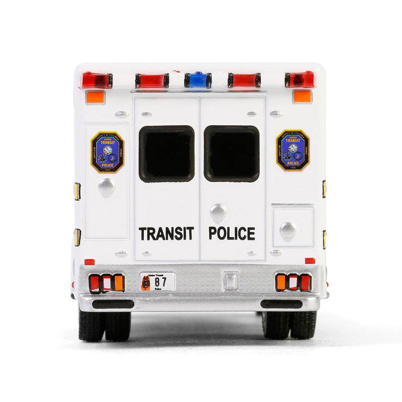 1/64 1994 Ford F-350 Ambulance, Washington DC Metro Transit Police, First Responders, Hobby Exclusive