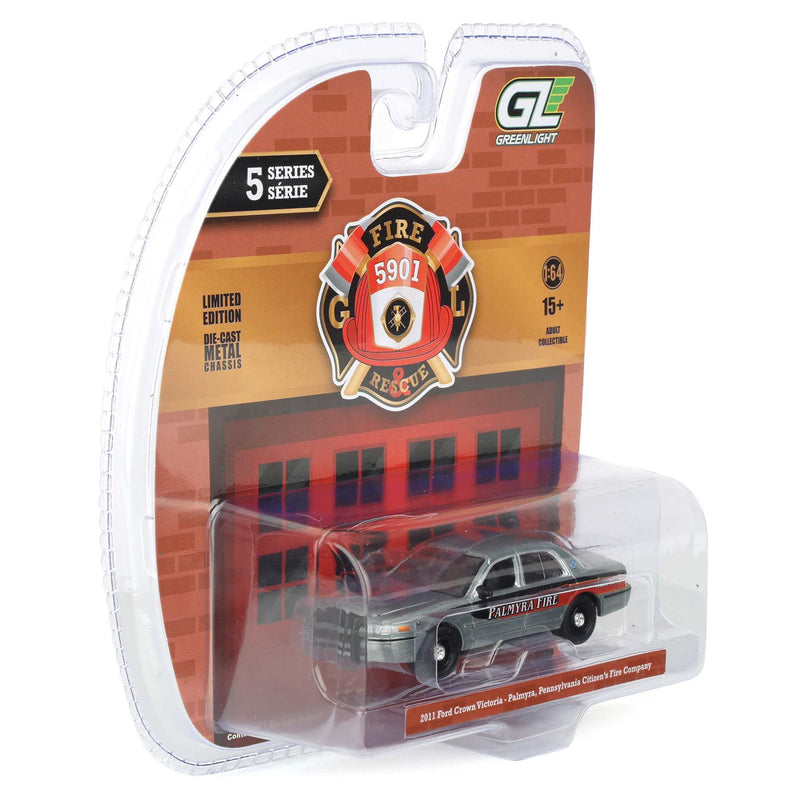Raw Chase Unit ~ 1/64 2011 Ford Crown Victoria, Palmyra, Pennsylvania Fire Department, Fire & Rescue Series 5
