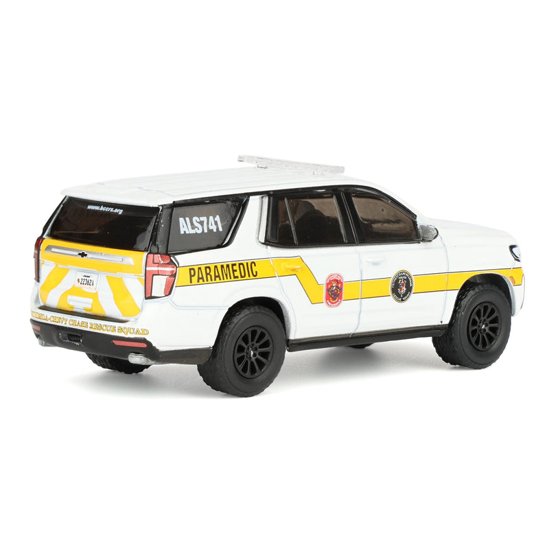 (B&D) 1/64 2024 Chevrolet Tahoe, Bethesda, Maryland Bethesda-Chevy Chase Rescue Squad, Fire & Rescue Series 5 - Damaged Box