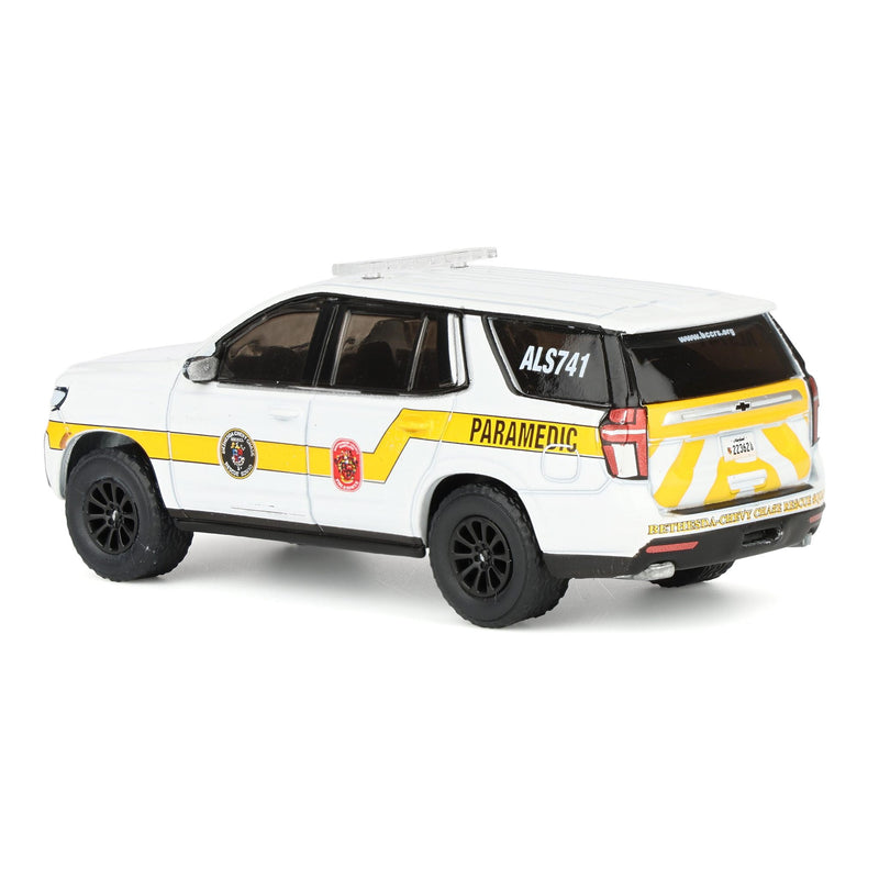 (B&D) 1/64 2024 Chevrolet Tahoe, Bethesda, Maryland Bethesda-Chevy Chase Rescue Squad, Fire & Rescue Series 5 - Damaged Box