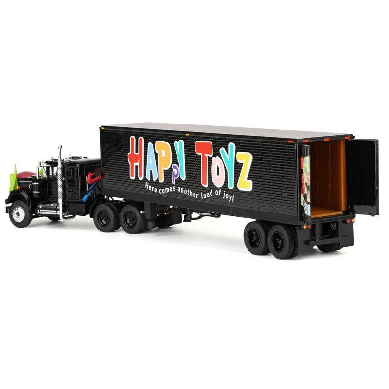 1/64 White Western Star Semi Truck with Green Goblin Head & 40ft Trailer, Maximum Overdrive 40th Anniversary, DCP by First Gear