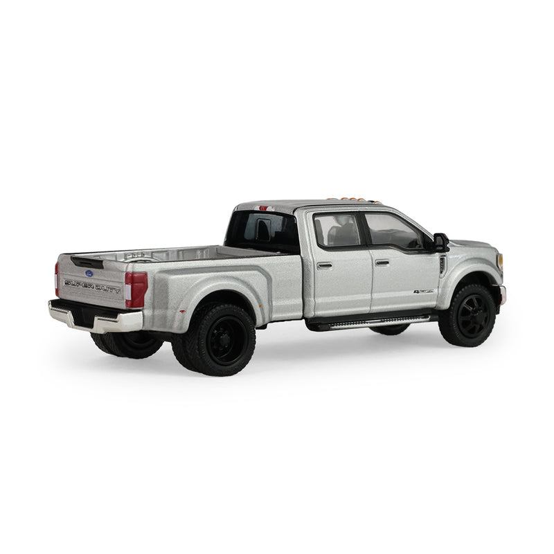 1/64 2022 Ford F-450 Super Duty Iconic Silver with New Tooling, The Auto Mall Series 8 by GreenLight Collectibles