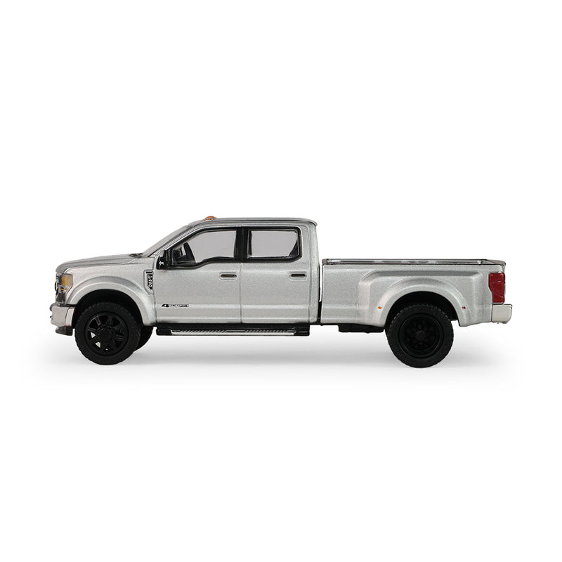 1/64 2022 Ford F-450 Super Duty Iconic Silver with New Tooling, The Auto Mall Series 8 by GreenLight Collectibles