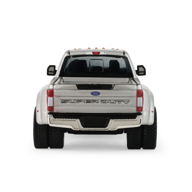 1/64 2022 Ford F-450 Super Duty Iconic Silver with New Tooling, The Auto Mall Series 8 by GreenLight Collectibles