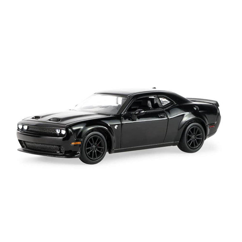 1/64 2023 Dodge Challenger SRT Hellcat Widebody Black with New Tooling, The Auto Mall Series 8 by GreenLight Collectibles