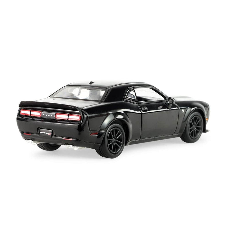 1/64 2023 Dodge Challenger SRT Hellcat Widebody Black with New Tooling, The Auto Mall Series 8 by GreenLight Collectibles