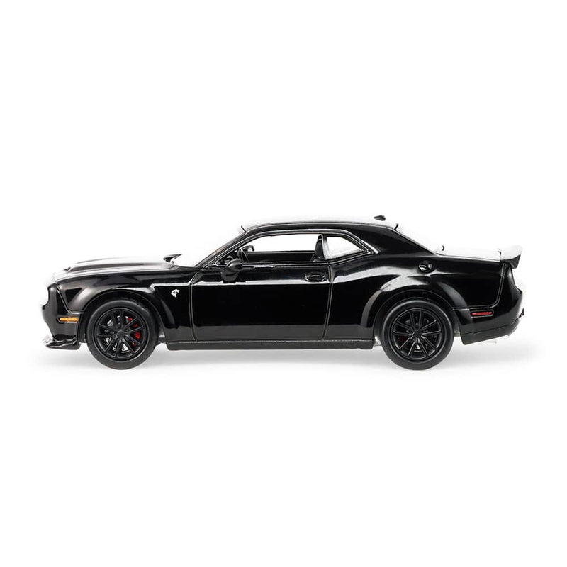 1/64 2023 Dodge Challenger SRT Hellcat Widebody Black with New Tooling, The Auto Mall Series 8 by GreenLight Collectibles