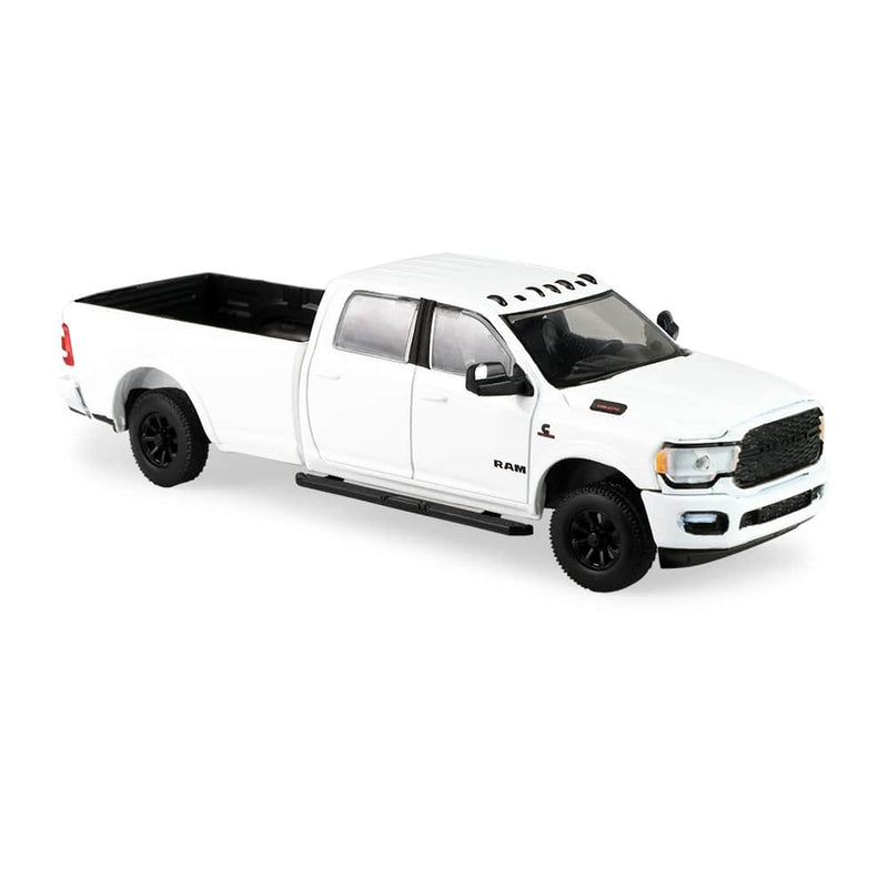 1/64 2023 Ram 2500 Bighorn White, The Auto Mall Series 8 by GreenLight Collectibles