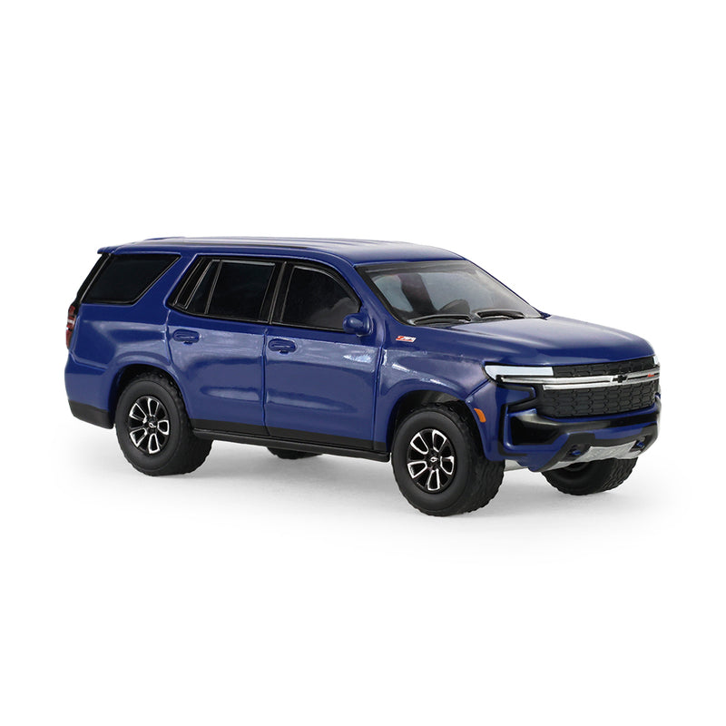 1/64 2024 Chevrolet Tahoe SUV, Midnight Blue Metallic, The Auto Mall Series 8 by GreenLight Collectibles