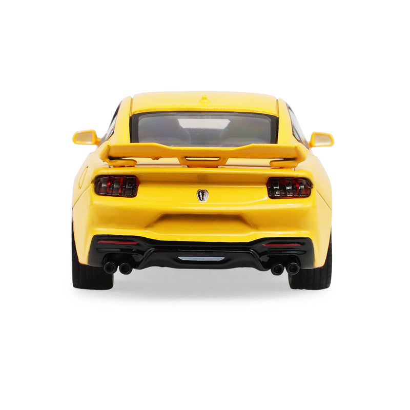 1/64 2024 Ford Mustang Dark Horse Yellow Splash Metallic with New Tooling, The Auto Mall Series 8 by GreenLight Collectibles