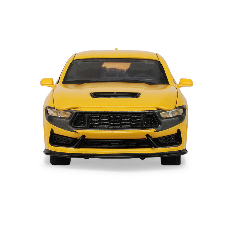 1/64 2024 Ford Mustang Dark Horse Yellow Splash Metallic with New Tooling, The Auto Mall Series 8 by GreenLight Collectibles