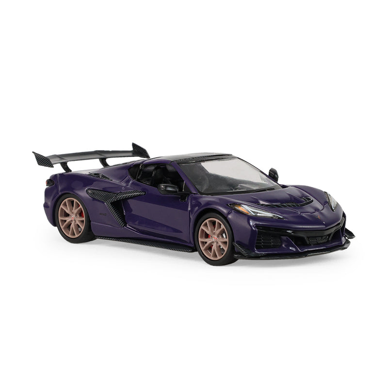 1/64 2025 Chevrolet Corvette ZR1 Convertible, Hysteria Purple Metallic, The Auto Mall Series 8 by GreenLight Collectibles