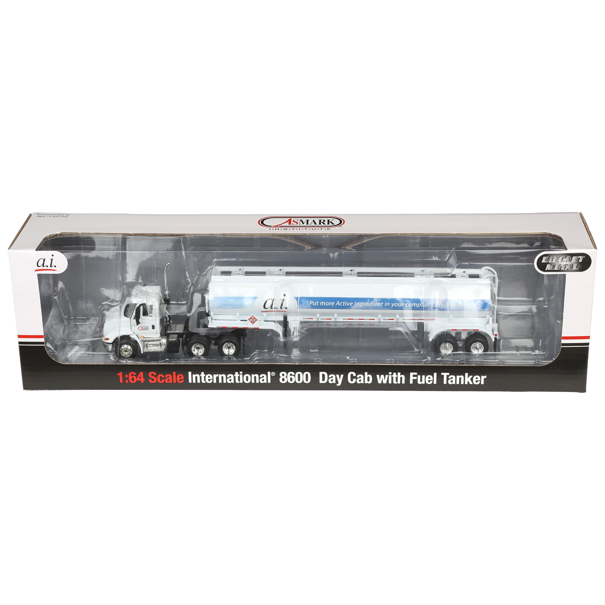 1/64 Asmark International 8600 Day Cab with Fuel Tanker, DCP by First ...
