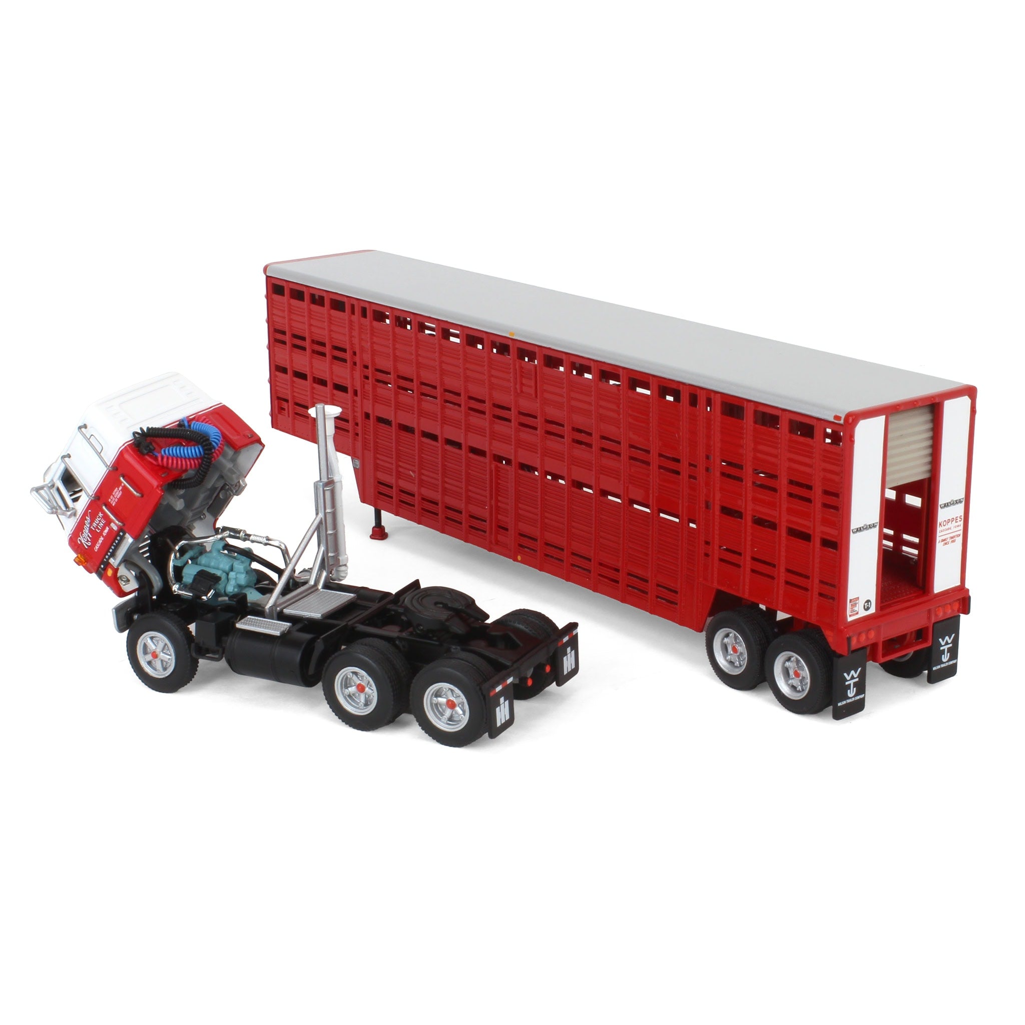 1/64 International TranStar COE Semi Truck with 45ft Wilson